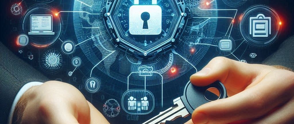 FIDO security key with VMware cover